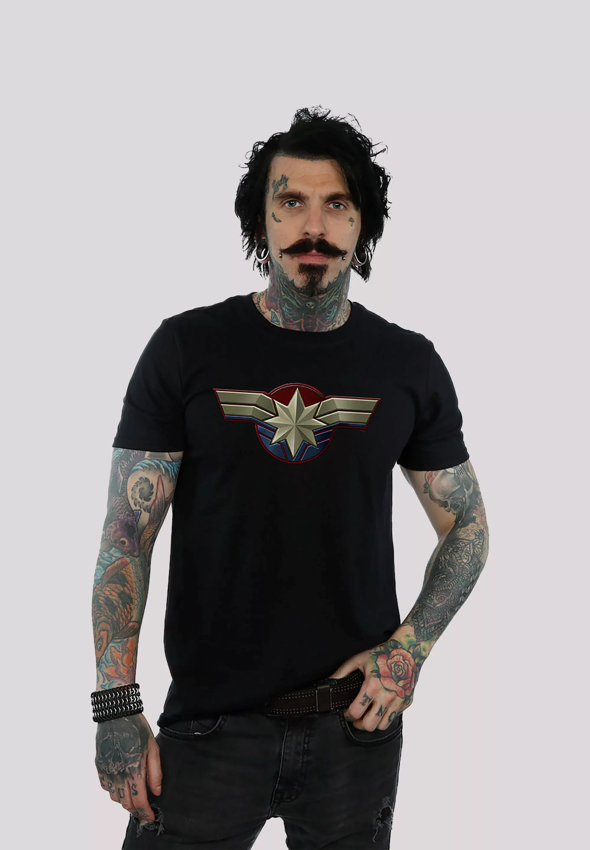 F4NT4STIC T-Shirt "Marvel Captain Marvel Chest Emblem", Print günstig online kaufen