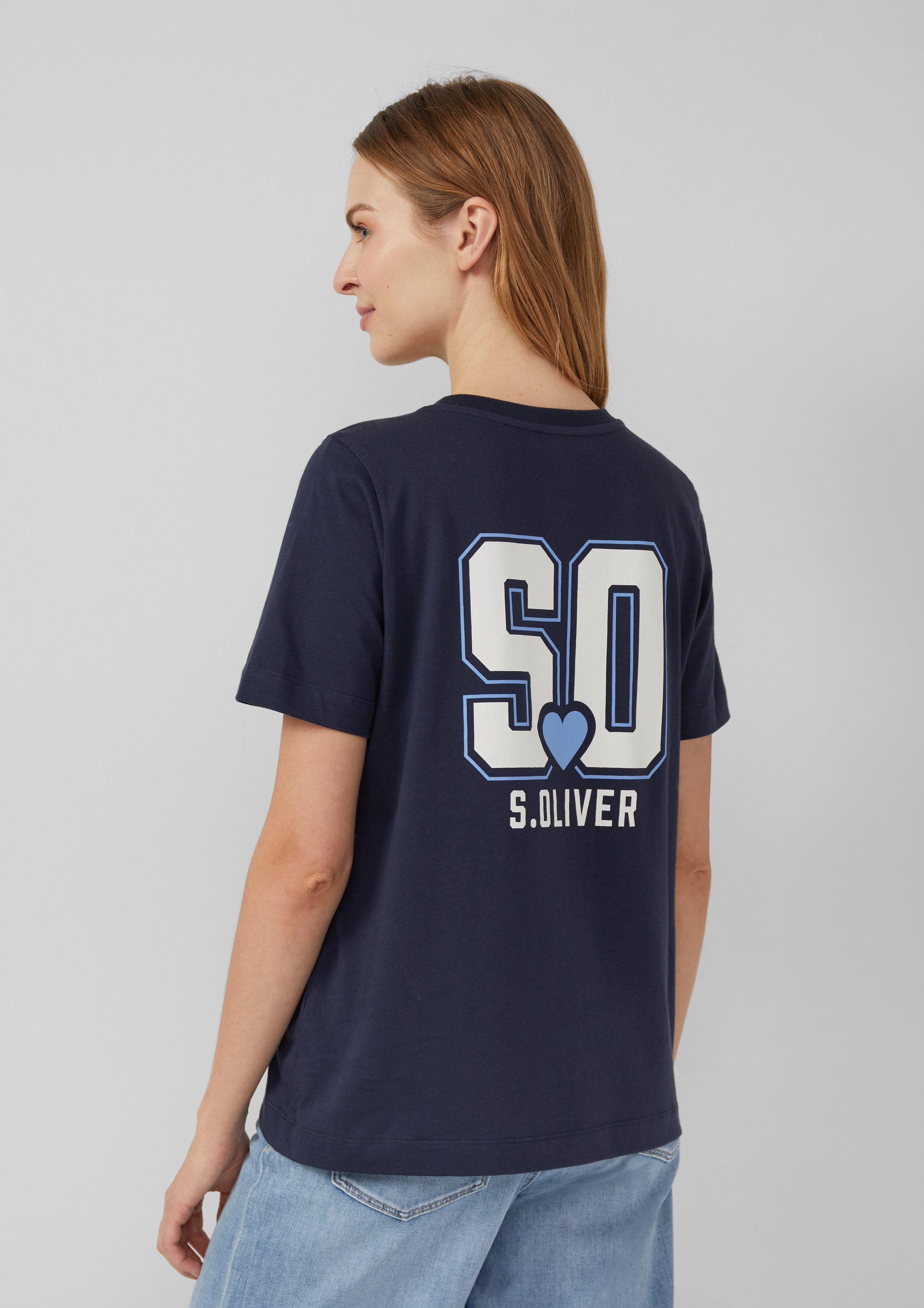 s.Oliver Kurzarmshirt T-Shirt im Relaxed Fit günstig online kaufen