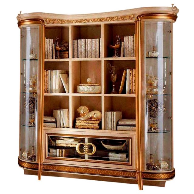 Xlmoebel Bücherregal Bücherschrank Büro Design Möbel Barock Rokoko Jugendst günstig online kaufen