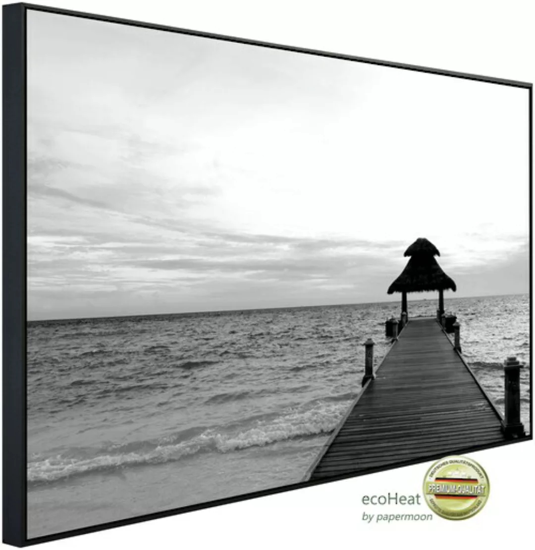 Papermoon Infrarotheizung »Strand schwarz & weiß« günstig online kaufen