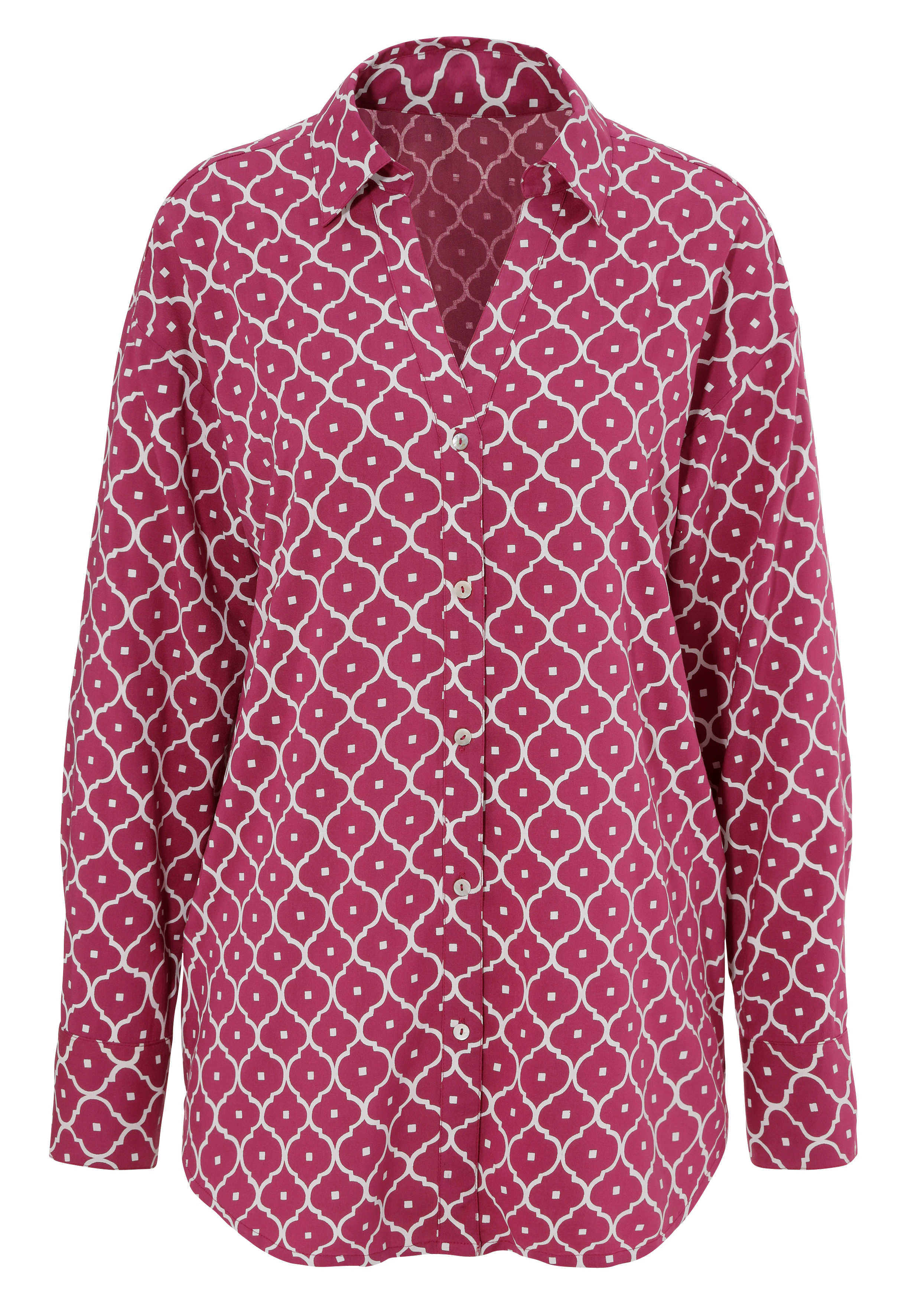 Aniston CASUAL Hemdbluse, mit interessantem, grafischen Muster - NEUE KOLLE günstig online kaufen