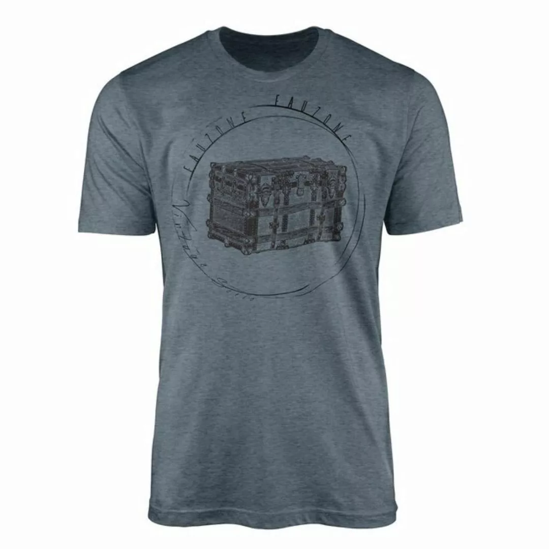 Sinus Art T-Shirt Vintage Herren T-Shirt Schatztruhe günstig online kaufen