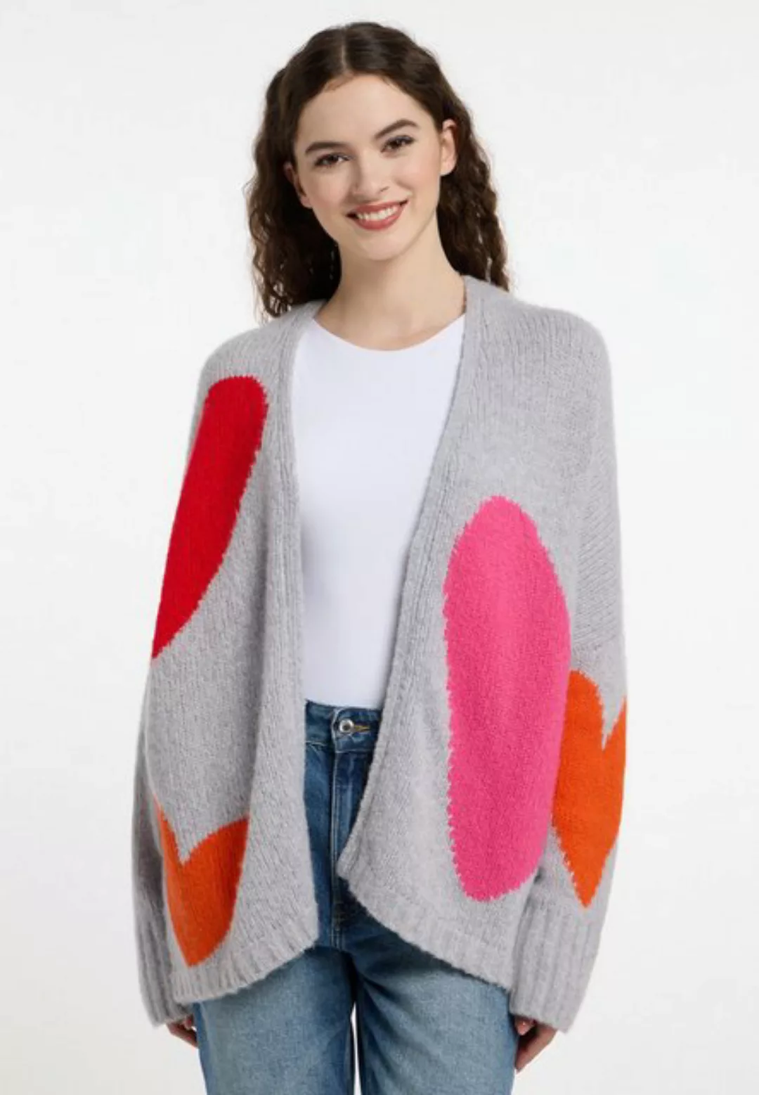 Frieda & Freddies Cardigan Cardigan mit dezenten Farbdetails günstig online kaufen