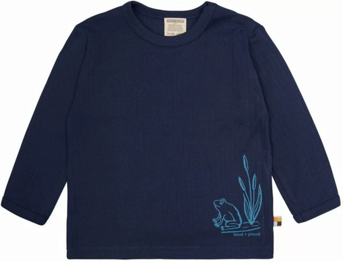 loud + proud Langarmshirt mit Druckmotiv Bio Baumwolle, GOTS günstig online kaufen