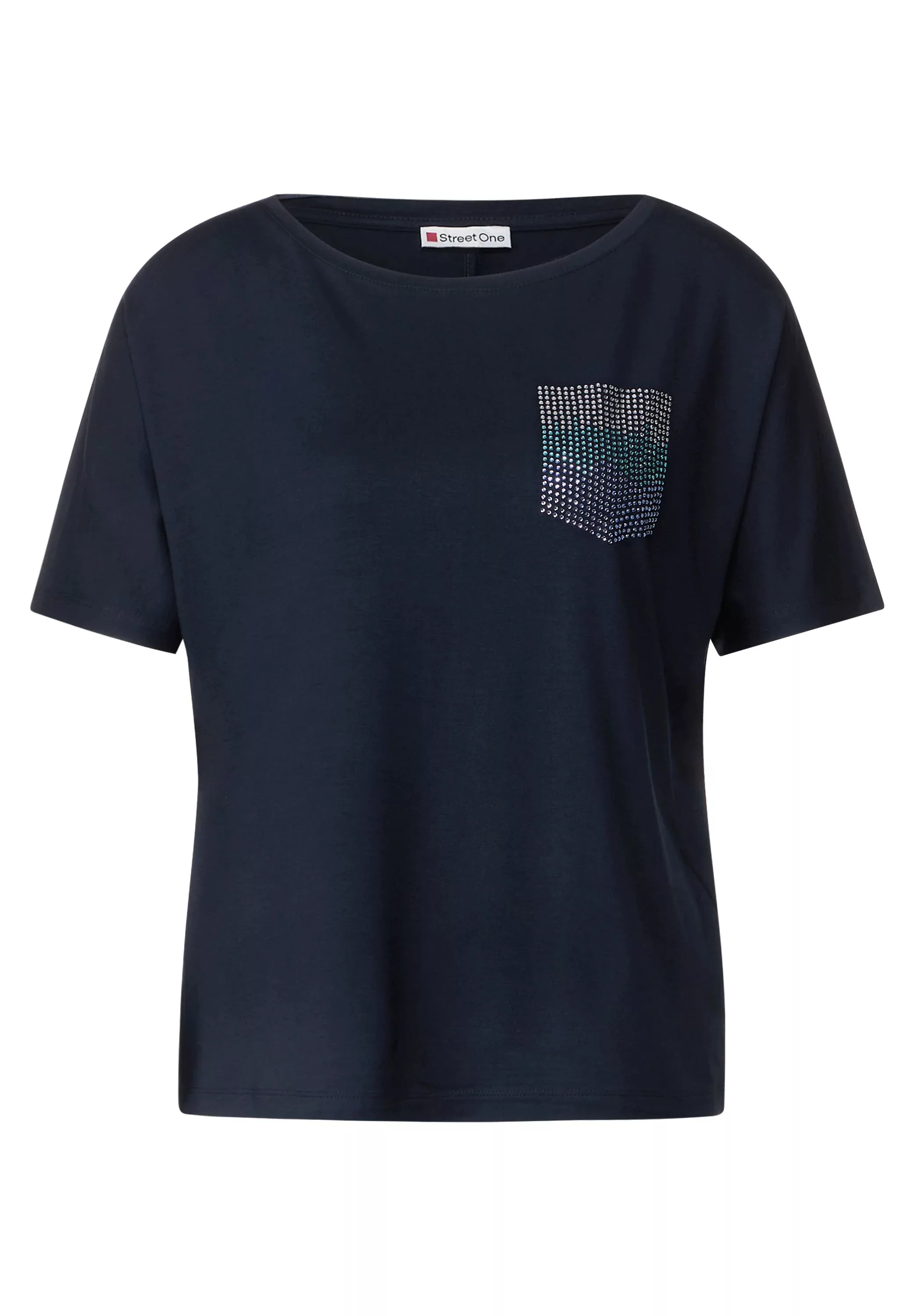 STREET ONE T-Shirt, mit U-Boot-Ausschnitt günstig online kaufen