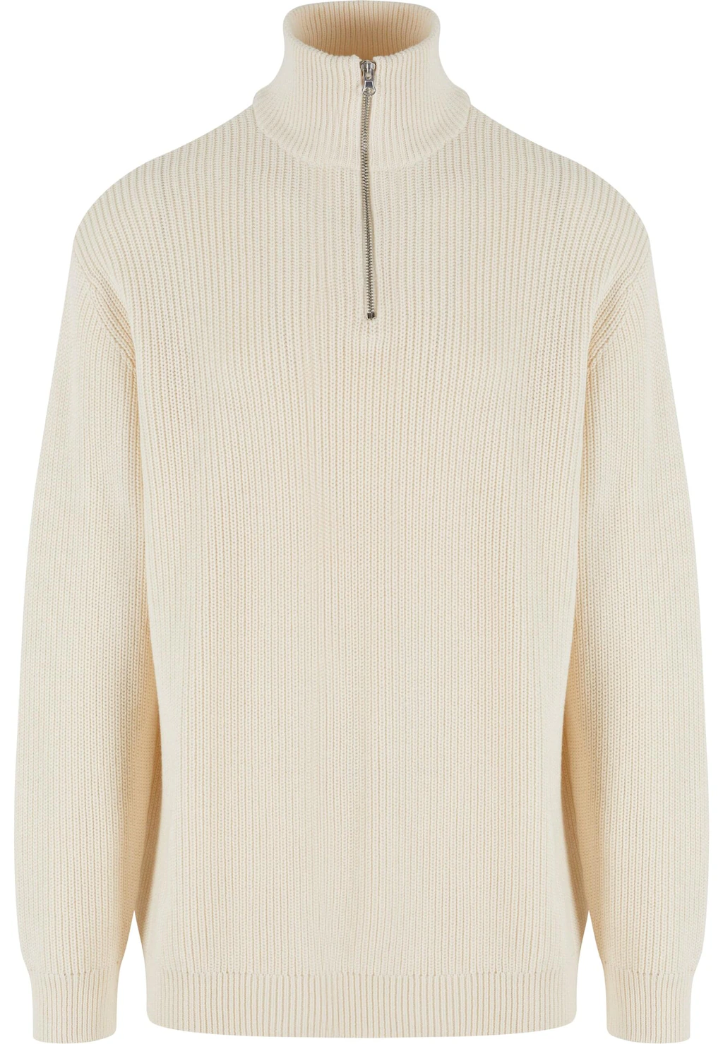 URBAN CLASSICS Sweater "Urban Classics Rib Basic Troyer" günstig online kaufen