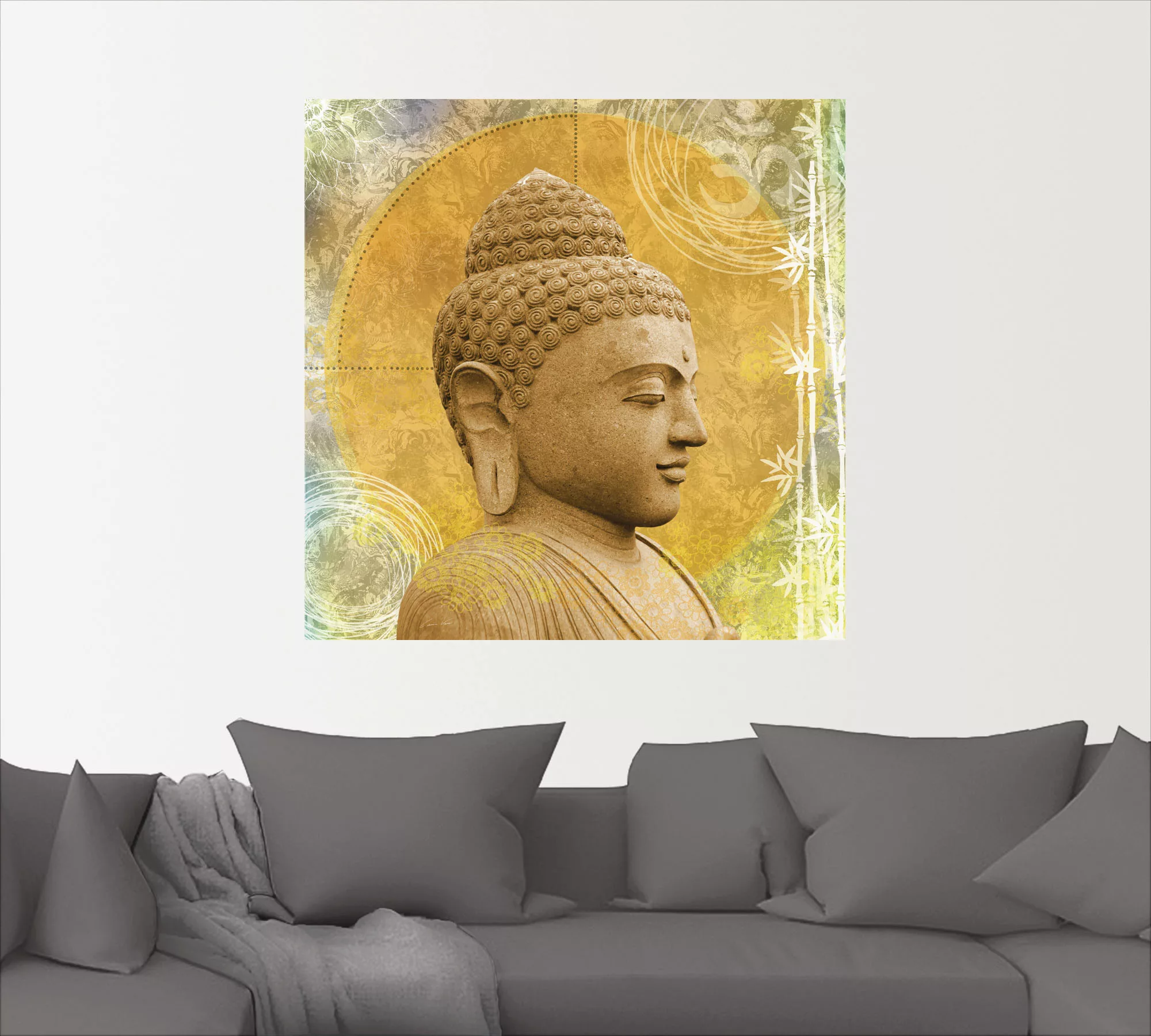 Artland Wandbild »Buddha II«, Spa, (1 St.), als Alubild, Outdoorbild, Leinw günstig online kaufen