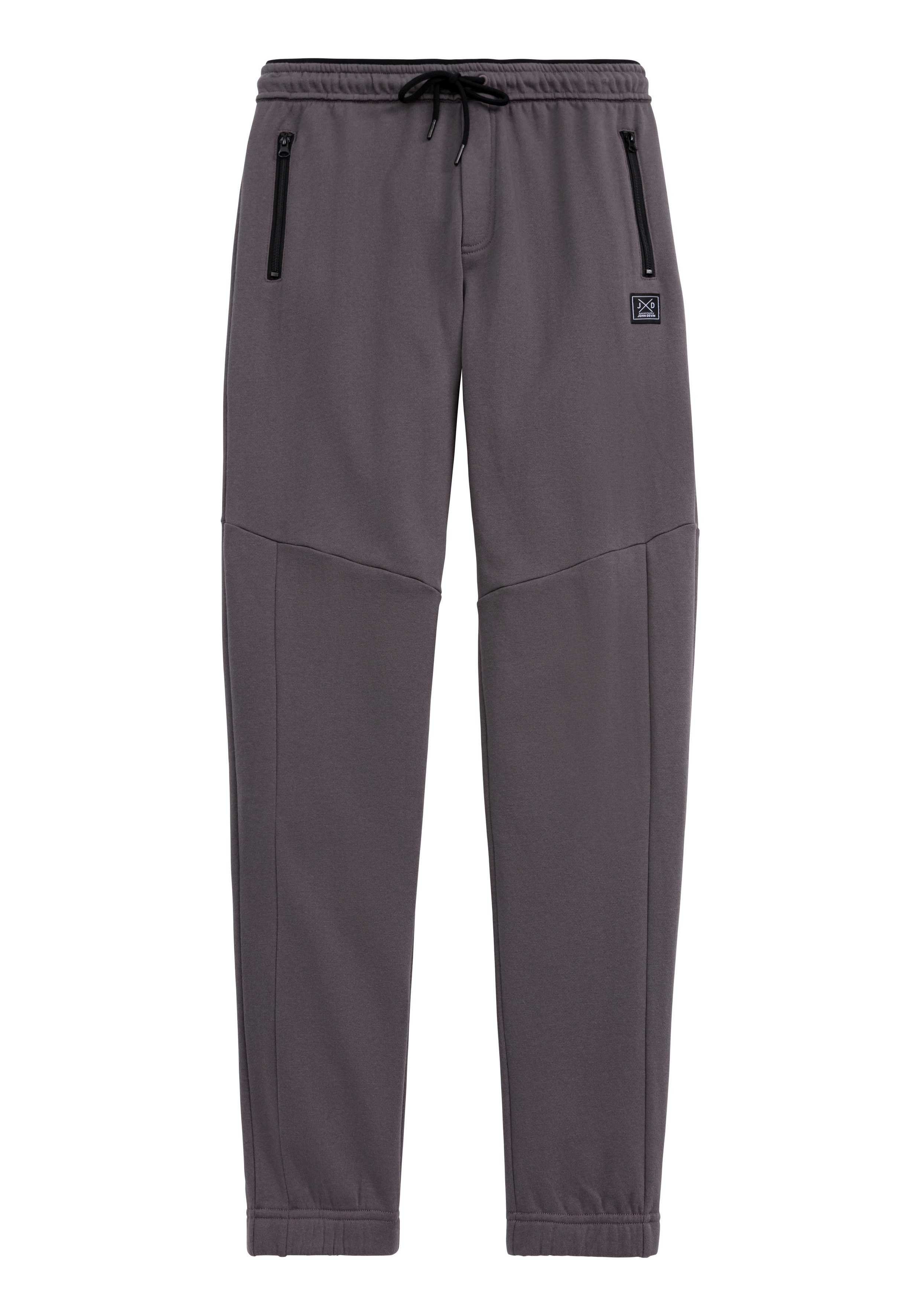 John Devin Sweathose, Jogginghose mit seitlichen Taschen und Bindeband aus günstig online kaufen