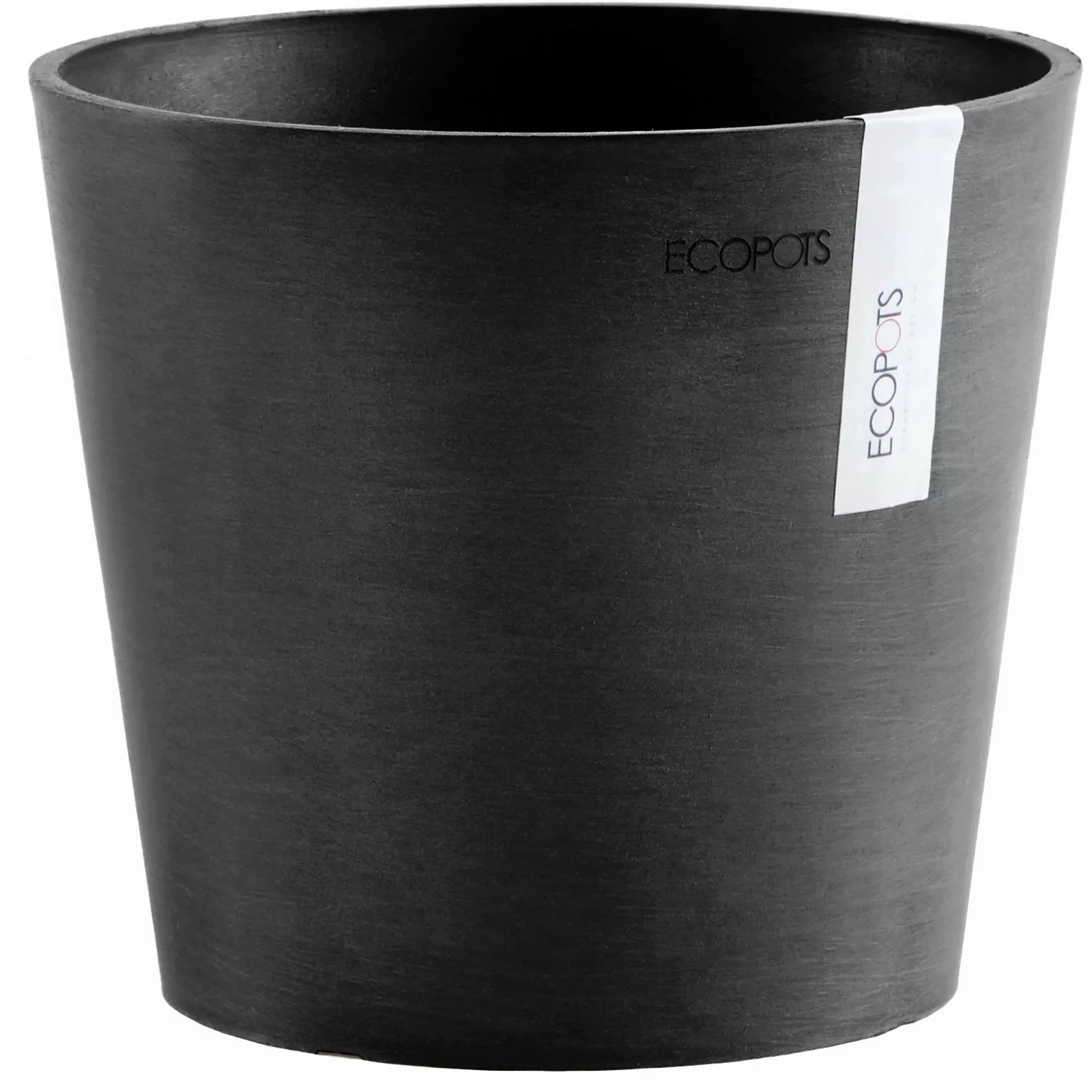 Ecopots Pflanztopf Amsterdam Mini Dunkelgrau 17 cm günstig online kaufen