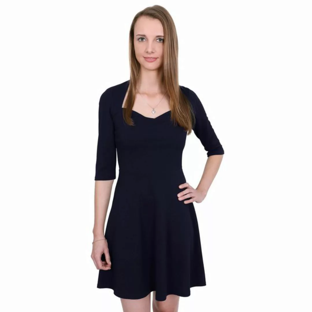 Sarcia.eu Minikleid Dunkelblaues Kleid mit Glockenschnitt John Zack L günstig online kaufen
