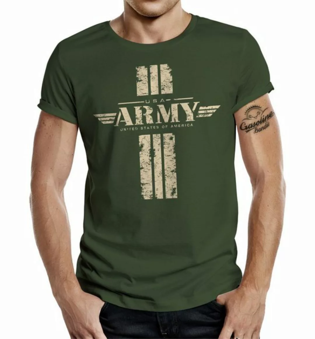 GASOLINE BANDIT® T-Shirt für USA und Army Fans: US Army United States günstig online kaufen