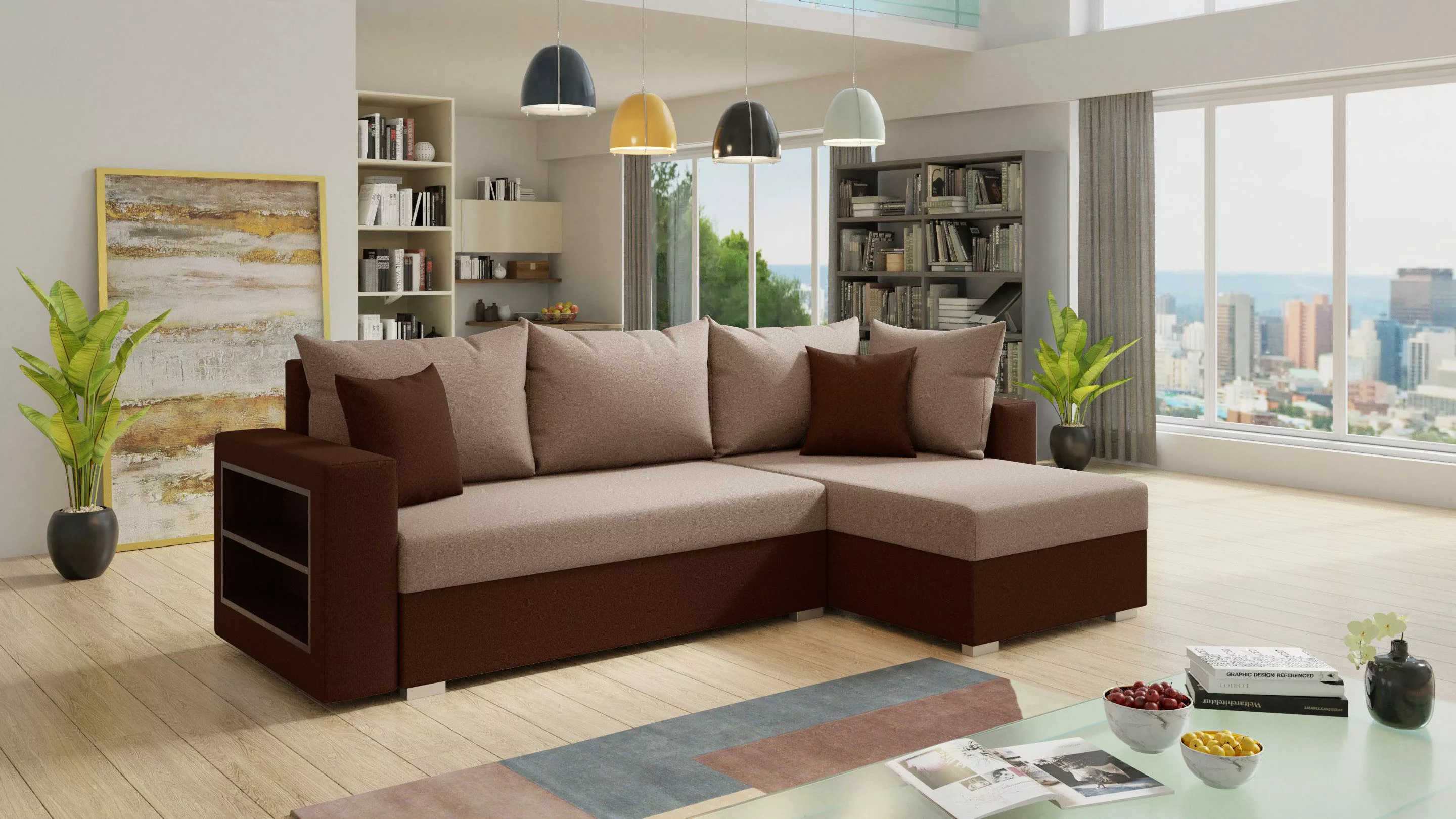 Sofnet Ecksofa Lord, mit Schlaffunktion und günstig online kaufen