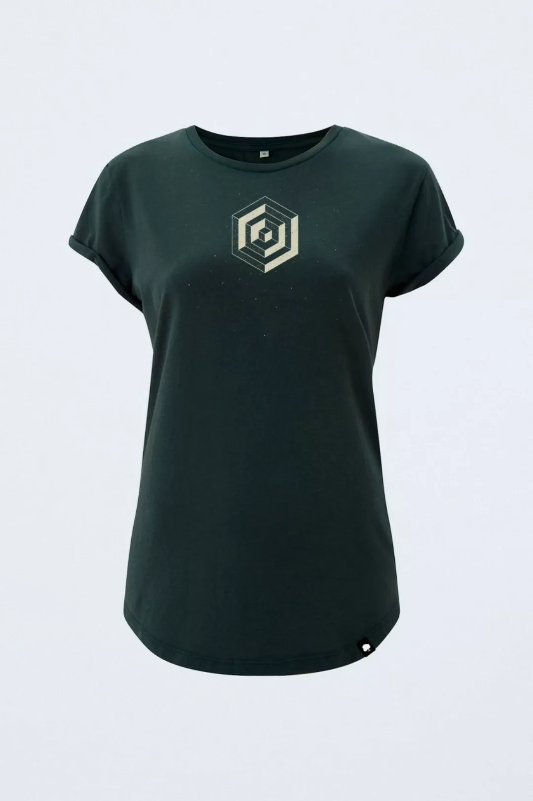 Vintage Cubus T-Shirt für Frauen Rolled Sleeve günstig online kaufen