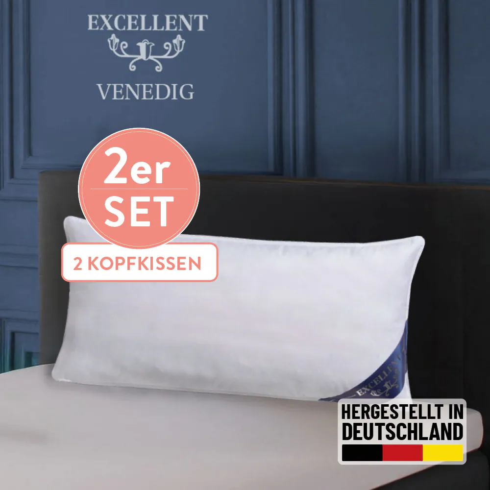 Excellent 3-Kammer-Kopfkissen »Venedig Kissen erhältlich im Einzel- oder Do günstig online kaufen