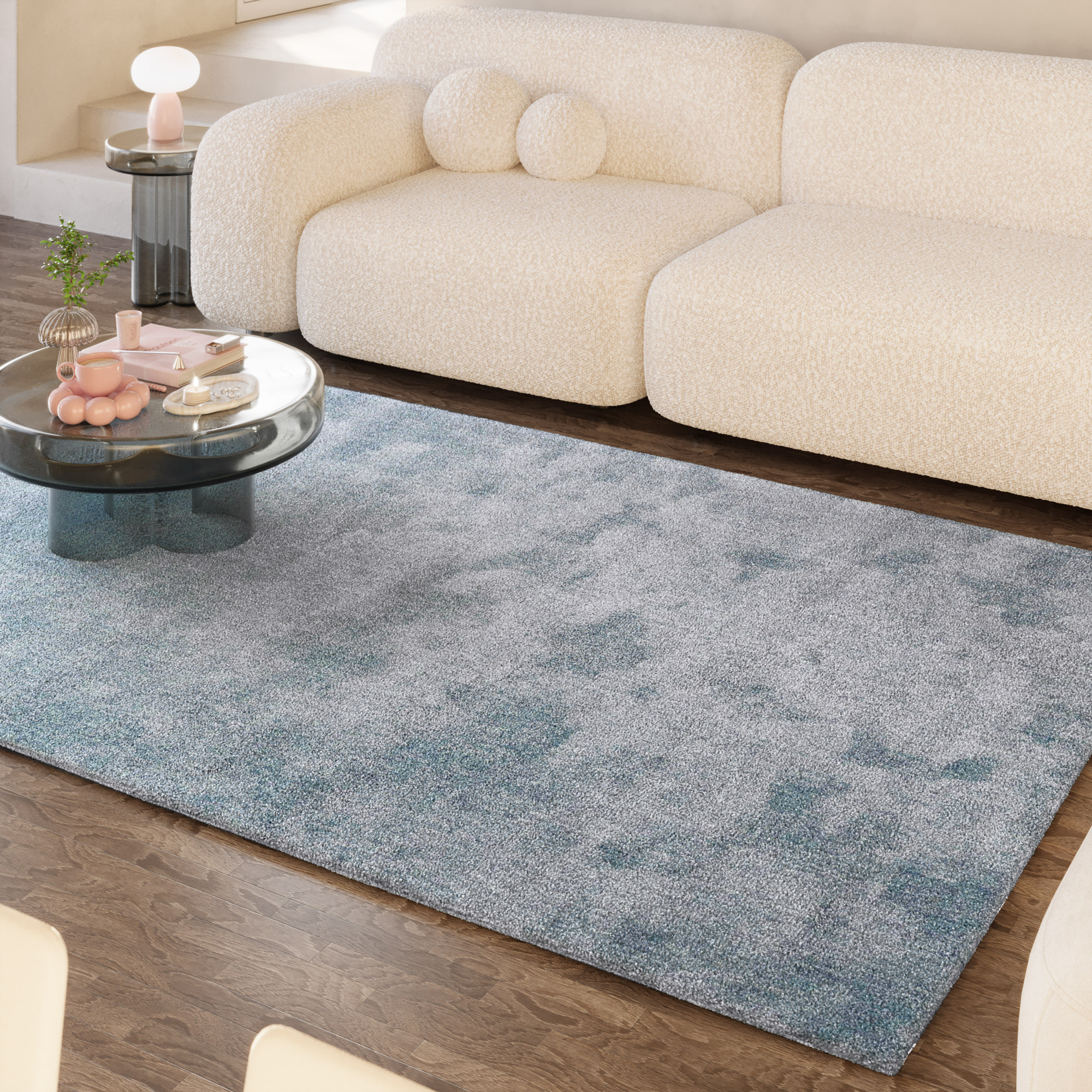 Homie Living Teppich »Sienna«, rechteckig, 20 mm Höhe, Hochflor, Microfaser günstig online kaufen