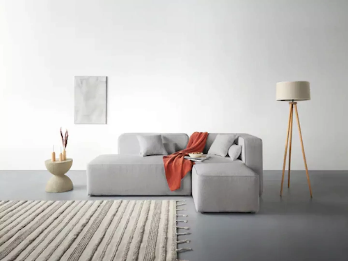 andas Ecksofa "Sundstrup L-Form", Modulserie, individuelle Zusammenstellung günstig online kaufen