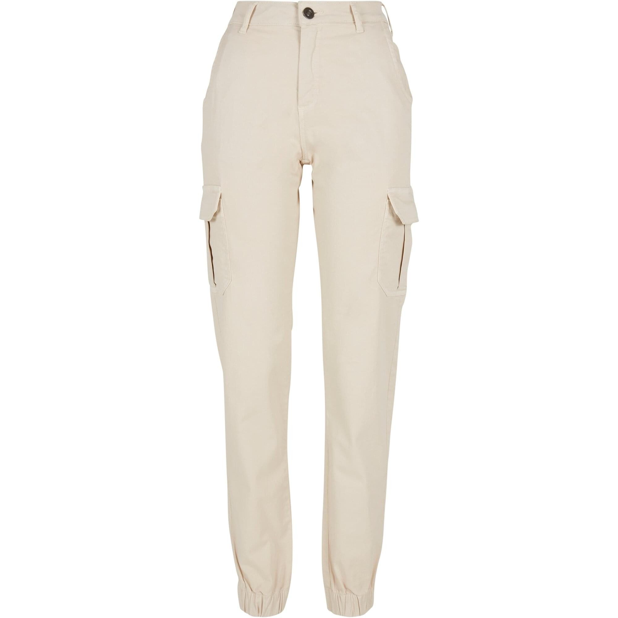 URBAN CLASSICS Cargohose "Urban Classics Damen Ladies High Waist Cargo Pant günstig online kaufen