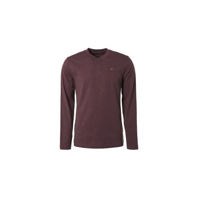 NO EXCESS Langarmshirt bordeaux regular fit (1-tlg) günstig online kaufen