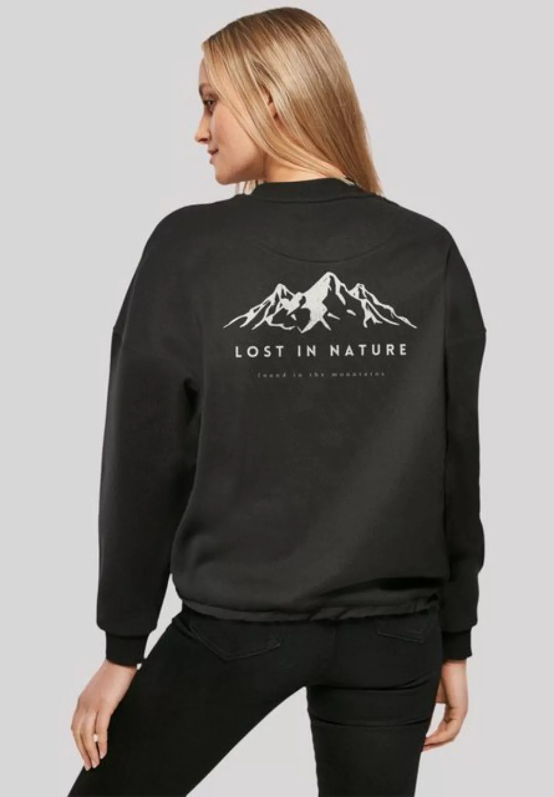 F4NT4STIC Sweatshirt Lost in nature Print günstig online kaufen