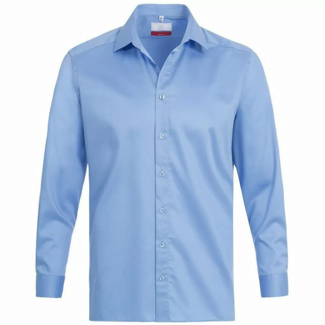 GREIFF Langarmhemd Greiff Corporate Hemd PREMIUM Herren OEKO TEX® Mittelbla günstig online kaufen