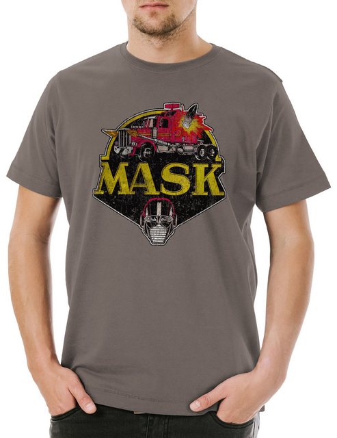 Urban Backwoods Print-Shirt Mask Vintage Logo Herren T-Shirt Venom Kult TV günstig online kaufen