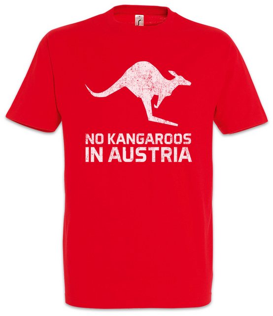 Urban Backwoods Print-Shirt No Kangaroos In Austria Herren T-Shirt Englisch günstig online kaufen