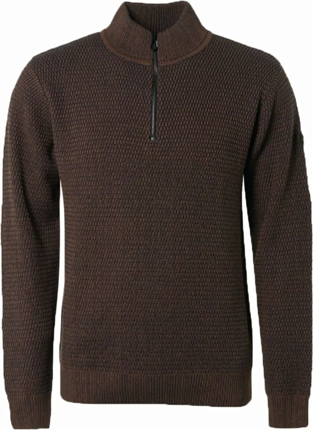 NO EXCESS Sweatshirt Pullover Half Zipper 2 Coloured Mel günstig online kaufen