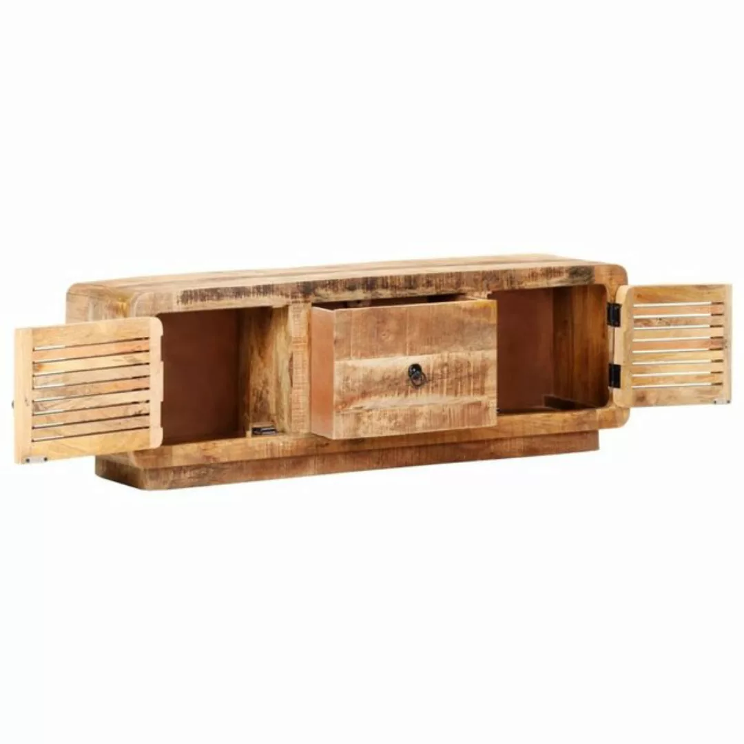 furnicato TV-Schrank 120x30x40 cm Raues Mangoholz (1-St) günstig online kaufen