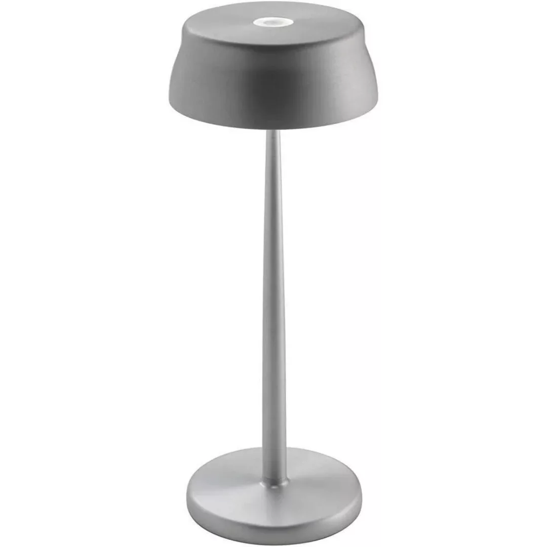 LED Akku Tischleuchte Sister Light in Silber 3W 270lm IP65 günstig online kaufen