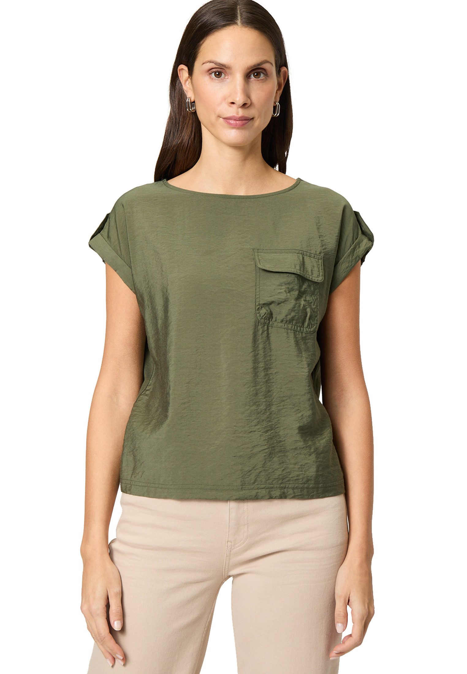 Zero Kurzarmshirt zero Damen Shirt mit günstig online kaufen