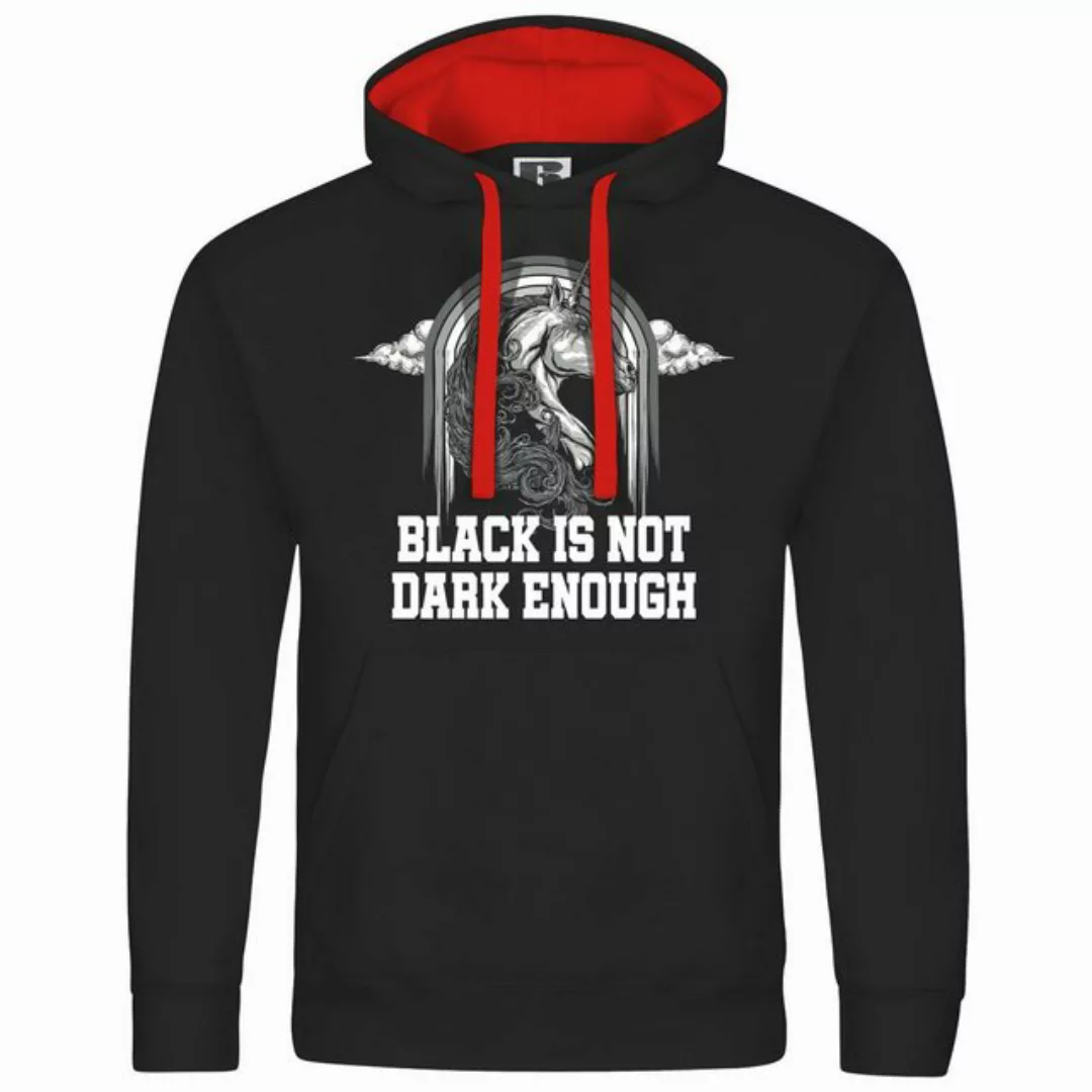 deinshirt Kapuzenpullover Herren Kapuzenpullover Black is not dark enough M günstig online kaufen