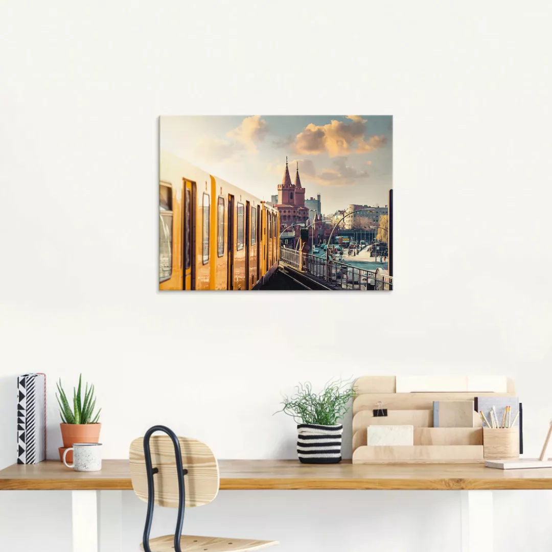 Artland Glasbild "Berlin Oberbaumbrücke 2", Deutschland, (1 St.), in versch günstig online kaufen