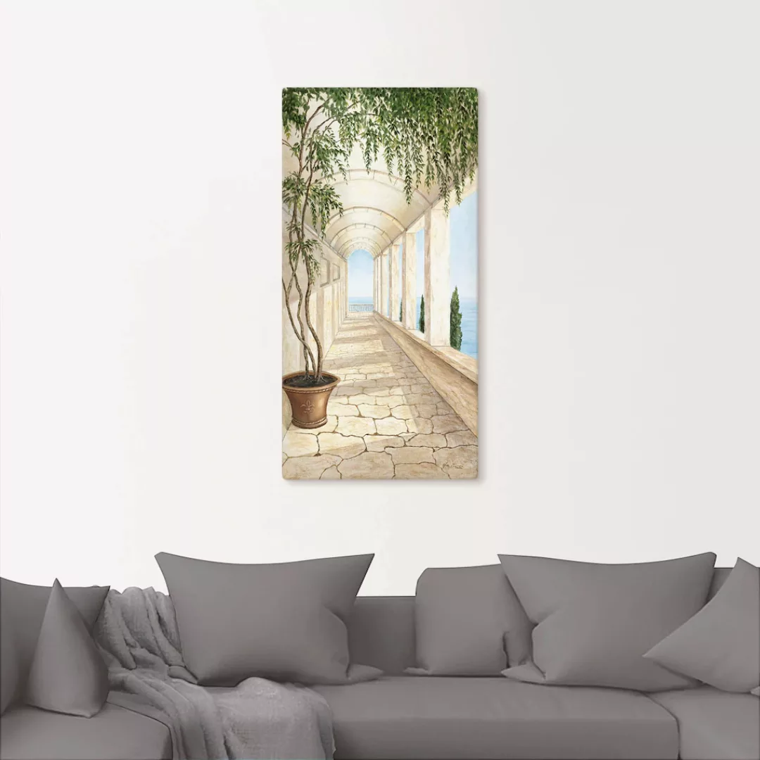 Artland Wandbild "Capri", Gebäude, (1 St.), als Alubild, Outdoorbild, Leinw günstig online kaufen