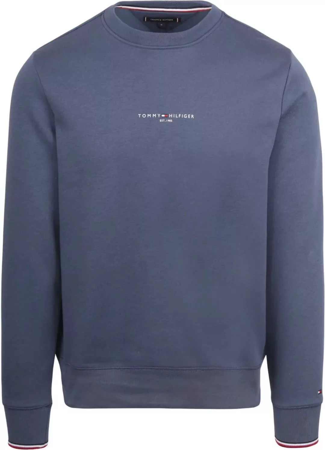 Tommy Hilfiger Sweater Logo Tipped Dunkelblau - Größe XL günstig online kaufen