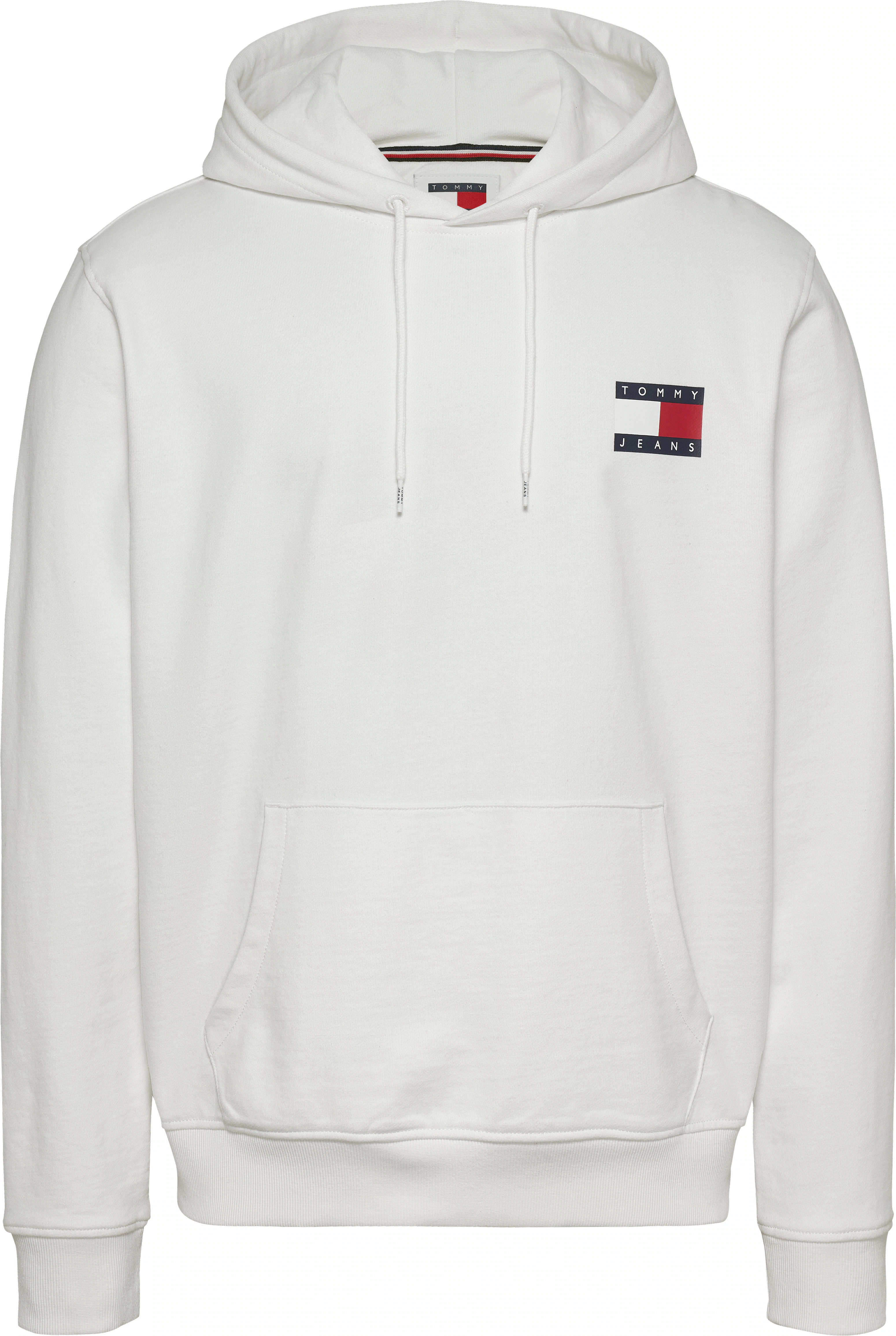 Tommy Jeans Sweatshirt "TJM REG ESSENTIAL FLAG HOOD EXT", mit bedruckten Ma günstig online kaufen