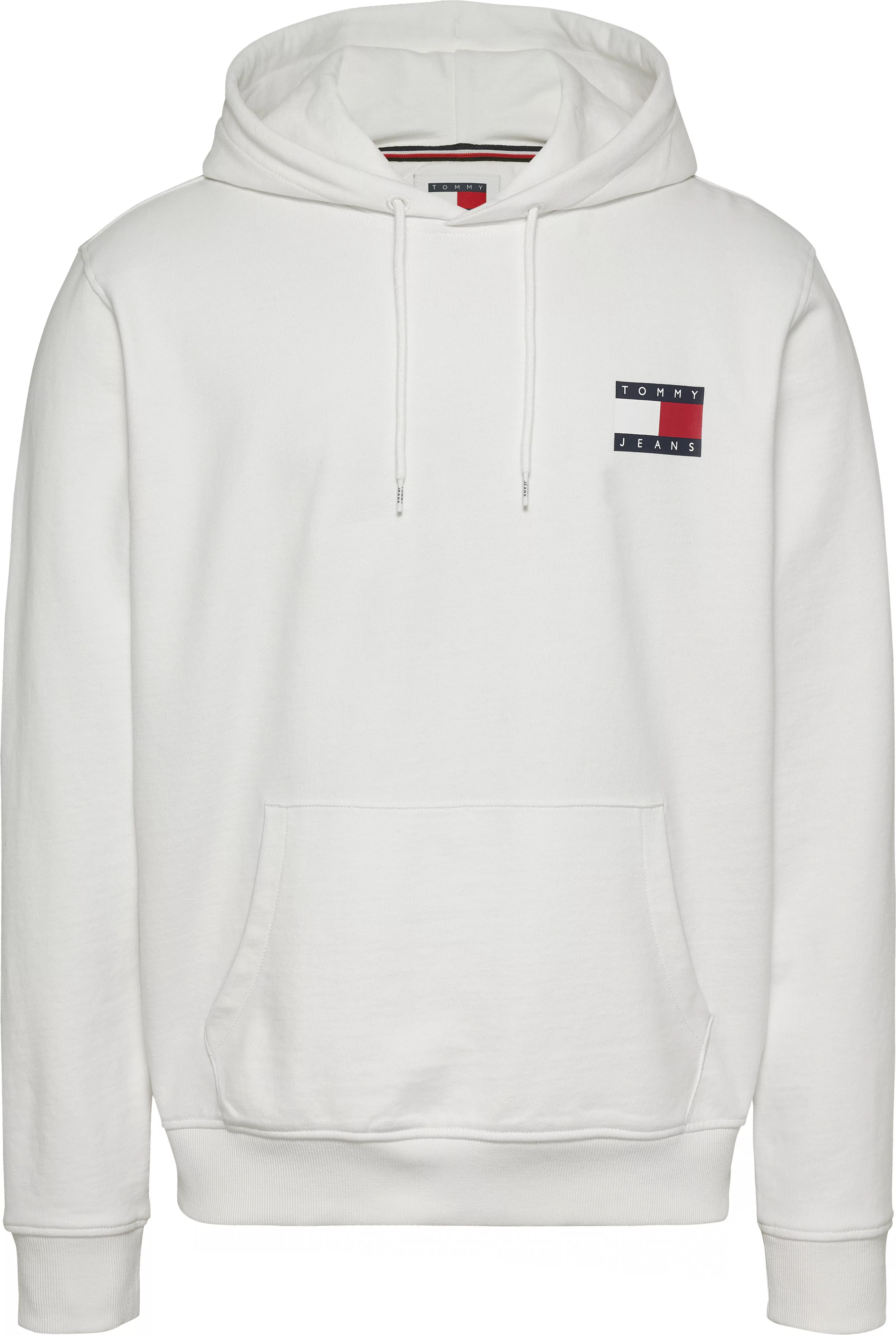 Tommy Jeans Sweatshirt TJM REG ESSENTIAL FLAG HOOD EXT mit bedruckten Marke günstig online kaufen