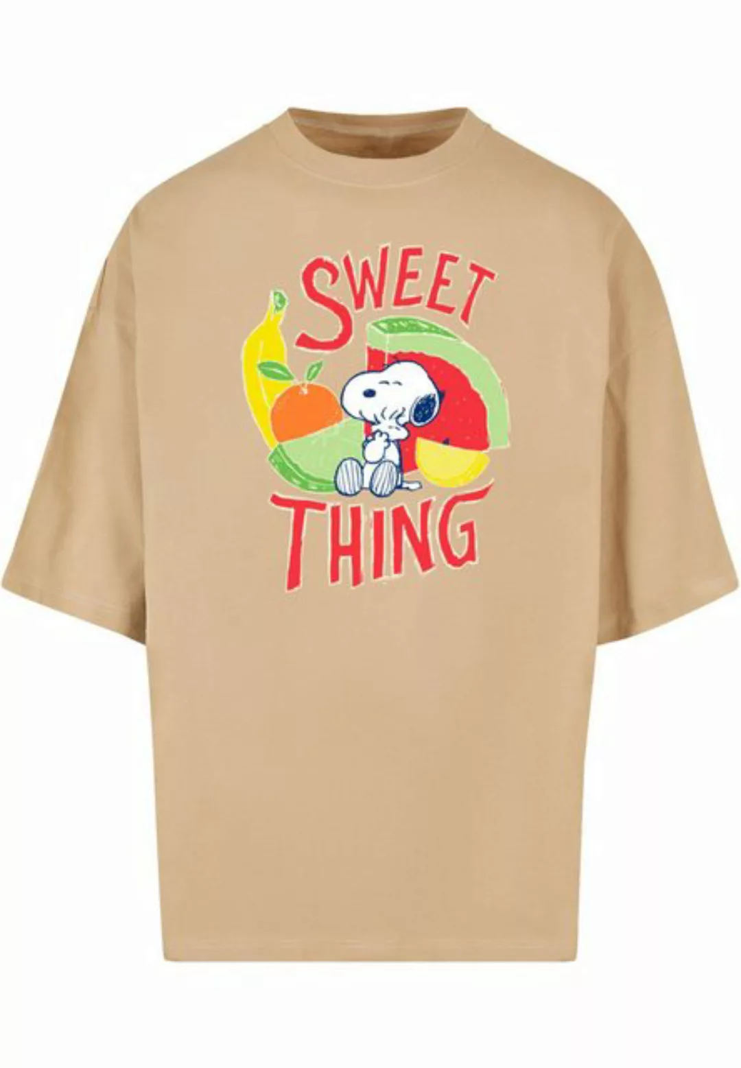 Merchcode T-Shirt Merchcode Herren Peanuts - Sweet thing Huge Tee (1-tlg) günstig online kaufen