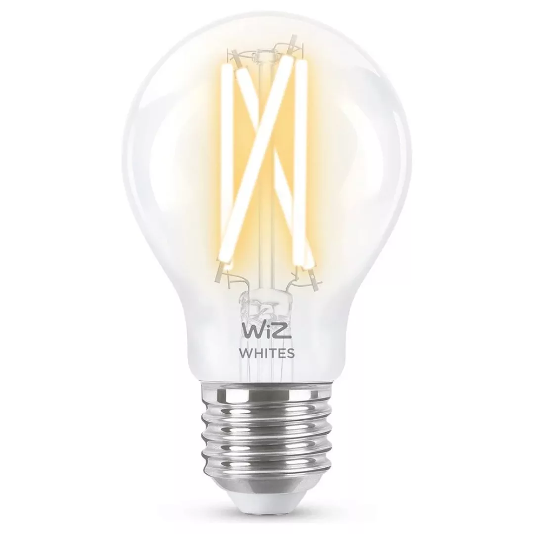 WiZ LED Smart Leuchtmittel in Transparent E27 A60 7W 806lm 2er-Pack günstig online kaufen