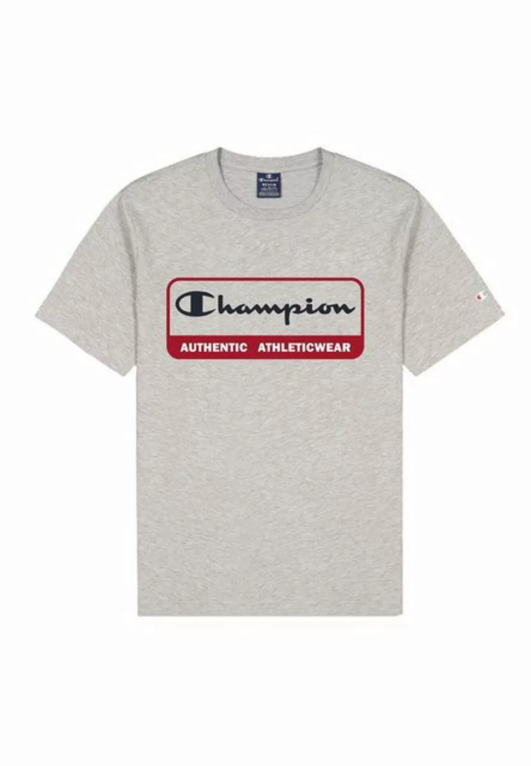 Champion T-Shirt Champion Herren T-Shirt 219165 EM006 OXGM Hellgrau günstig online kaufen