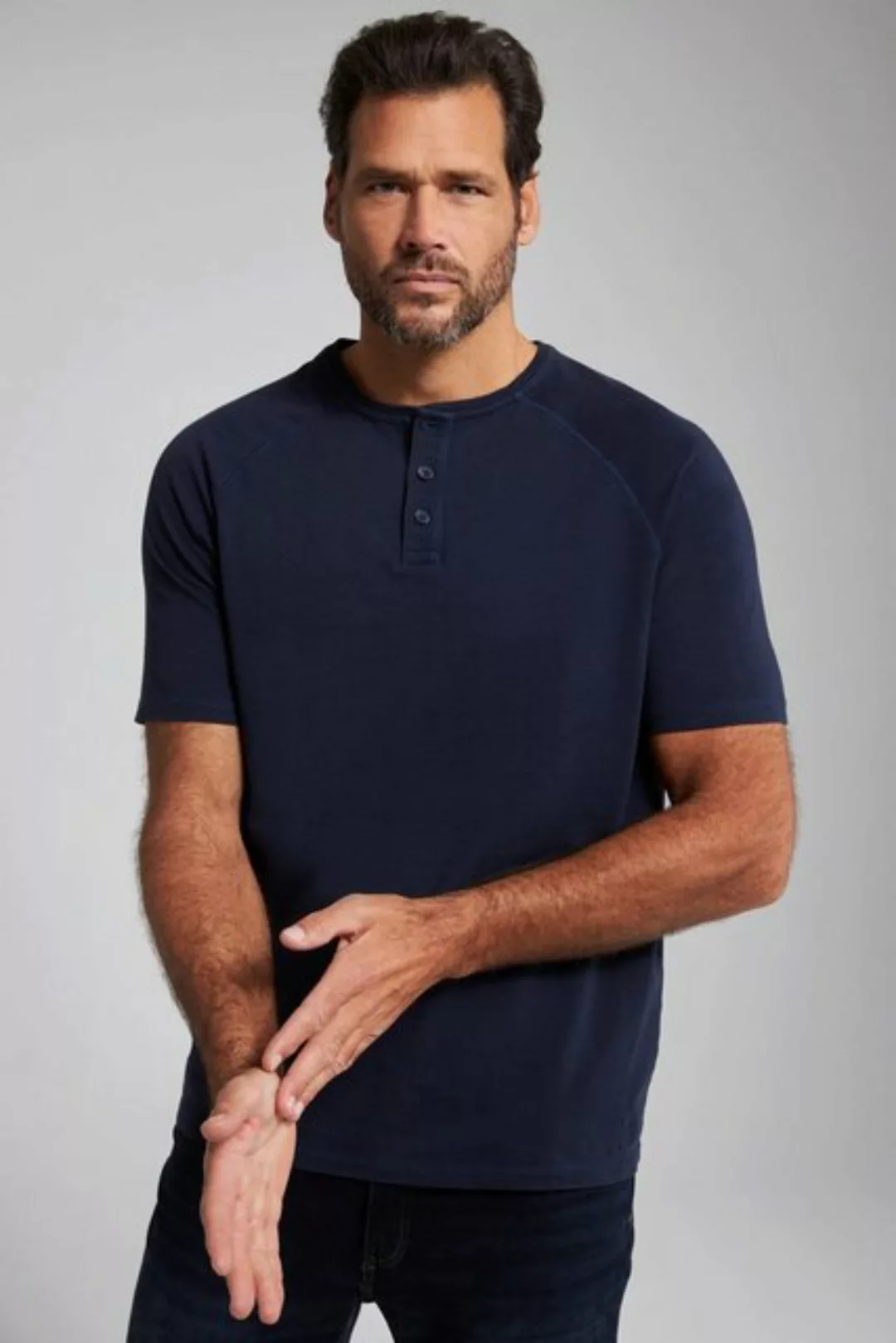 JP1880 T-Shirt T-Shirt Halbarm garment dyed Flammjersey günstig online kaufen