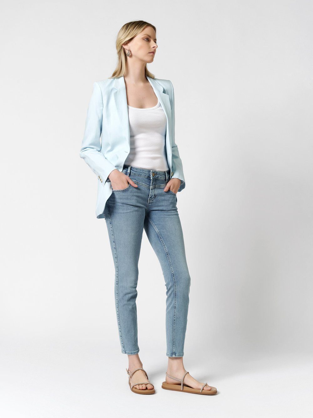 ROSNER 5-Pocket-Jeans Antonia_045 mit Hüftsattel vorne günstig online kaufen