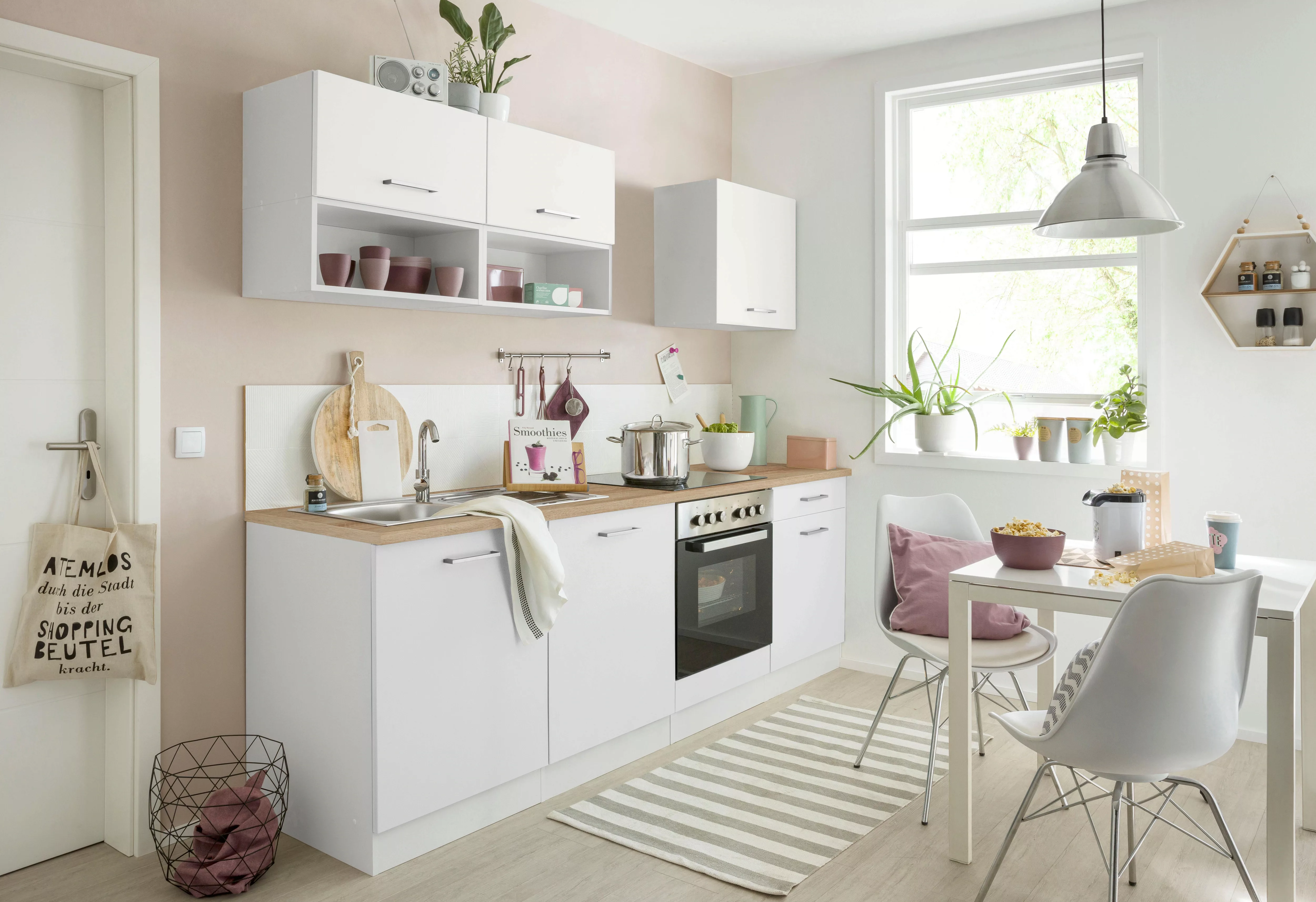 HELD MÖBEL Küchenzeile "Visby", ohne E-Geräte, Breite 240 cm günstig online kaufen