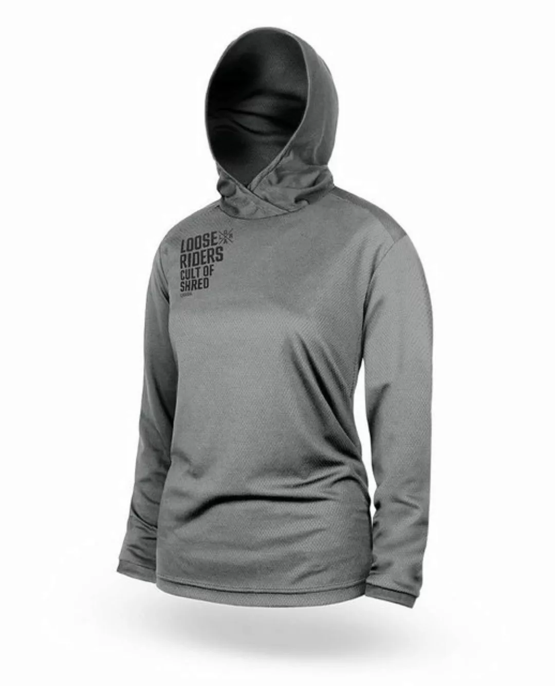 Loose Riders Kapuzenpullover Loose Riders Womens Hooded Jersey - Grau M (1- günstig online kaufen