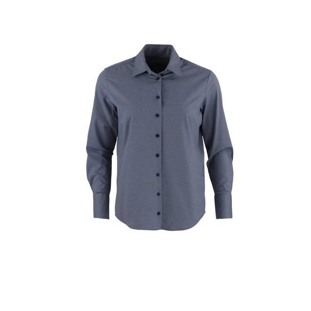 Hatico Langarmhemd blau regular fit (1-tlg) günstig online kaufen