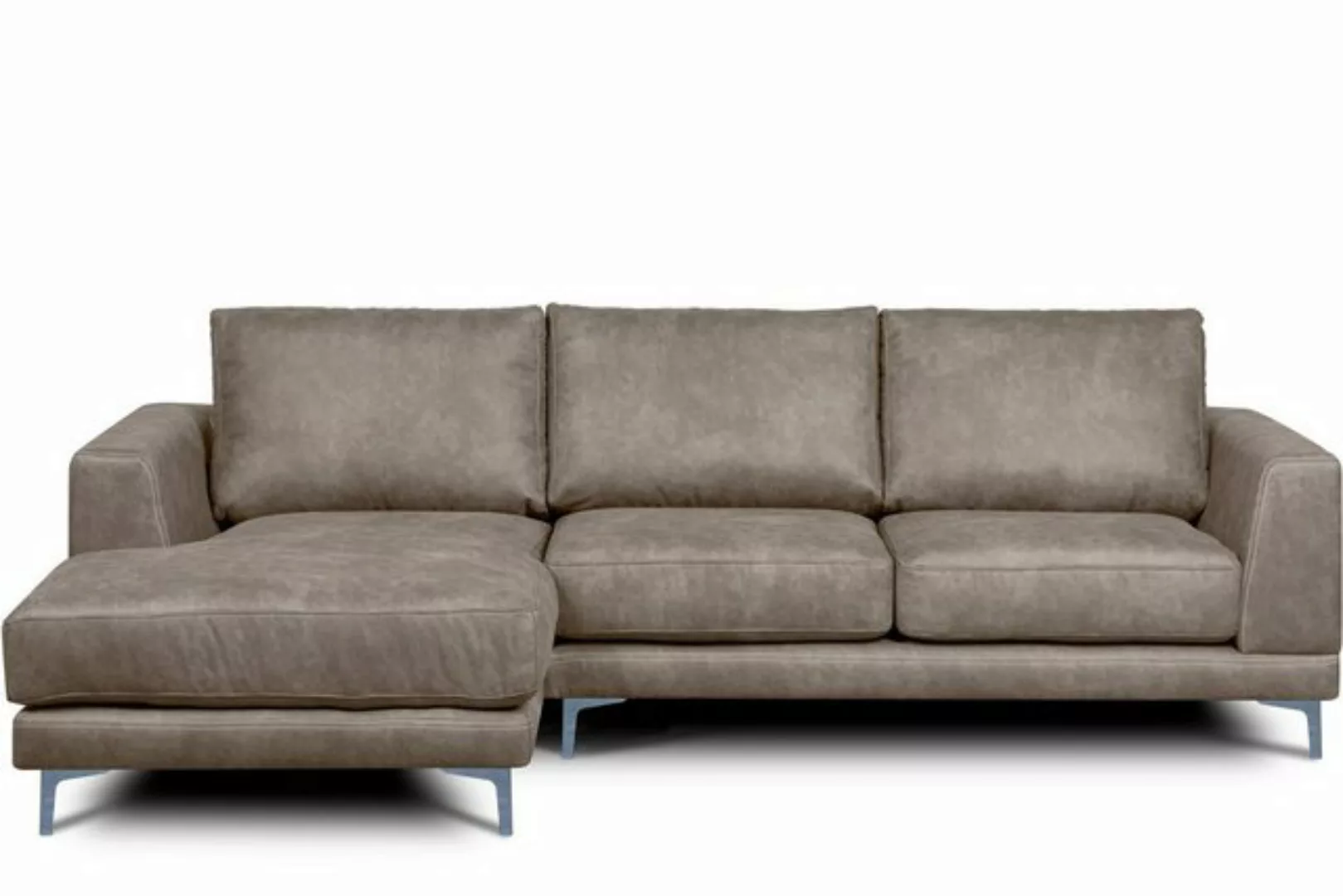 KONSIMO Ecksofa HOLCO Ecksofa rechts, zeitloses Design, hohe Beine, Öko-Led günstig online kaufen