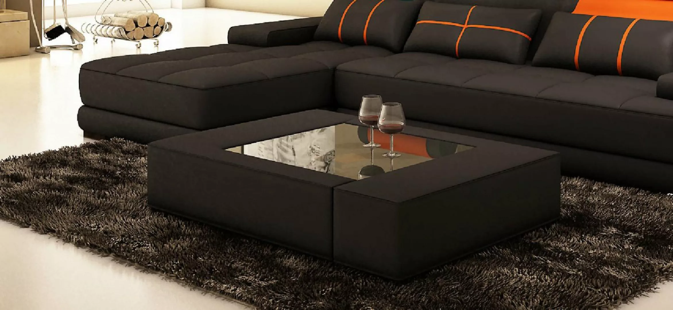 Xlmoebel Sofa Hochwertiger Glas-Couchtisch Zeitgemäßer Wohnzimmertisch aus günstig online kaufen