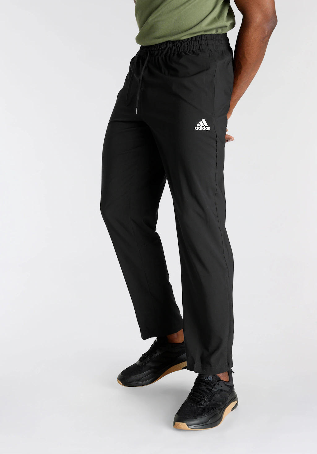 adidas Sportswear Sporthose "AEROREADY ESSENTIALS STANFORD OPEN HEM EMBROID günstig online kaufen