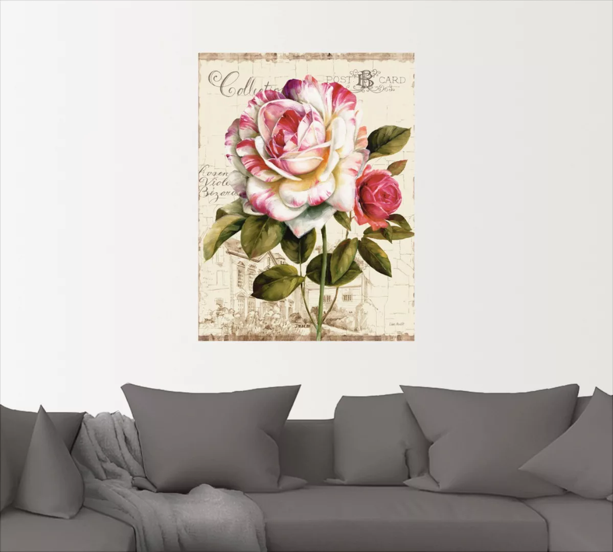 Artland Wandbild »Garten Blick III«, Blumen, (1 St.), als Wandaufkleber in günstig online kaufen