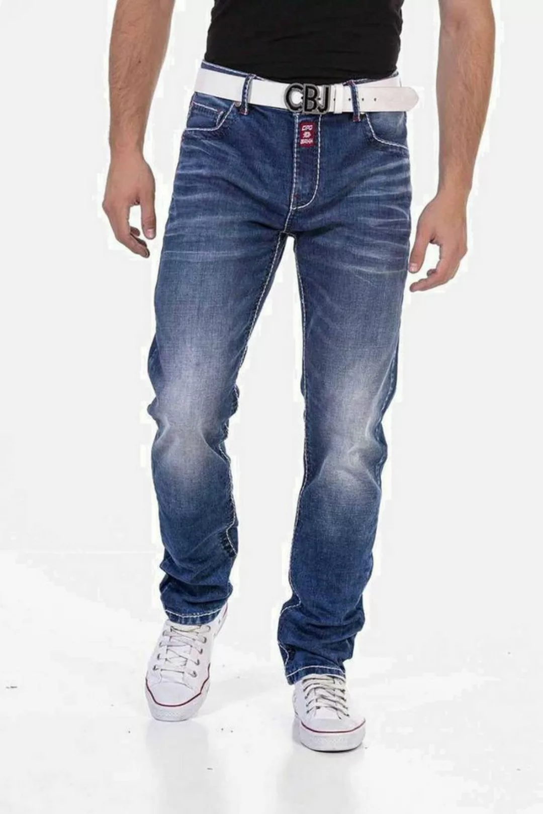 Cipo & Baxx 5-Pocket-Jeans Jeans im klassischen 5-Pocket-Style, CD704 günstig online kaufen