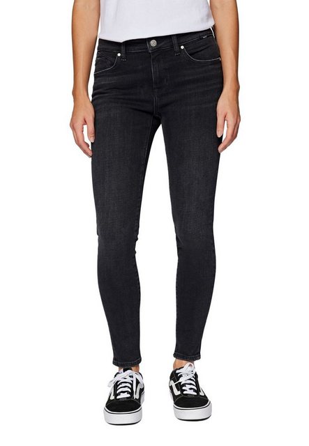 Mavi Damen Jeans ADRIANA - Super Skinny Fit - Schwarz -Smoke Brushed Glam günstig online kaufen